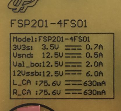 FSP201-4FS01 PHILIPS 49PUS7909/12 POWER BOARD - Görsel 2