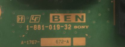 1-881-019-32 Y2009200B SONY KDL-40BX400 MAİN BOARD - Görsel 2