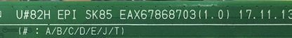 EBT64926102 EAX67868703 LG 55SK8500PLA MAİN BOARD - Görsel 3