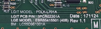 EBR85415501 LG 55SK8500PLA LED DRIVER BOARD - Görsel 2