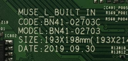 BN94-15016C BN41-02703C SAMSUNG UE75RU7100UXTK MAİN BOARD - Görsel 3