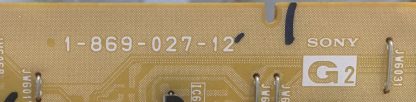 1-869-027-12 A1169591D SONY KDL-40S2000 POWER BOARD - Görsel 3