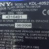 1-869-027-12 A1169591D SONY KDL-40S2000 POWER BOARD - Görsel 2