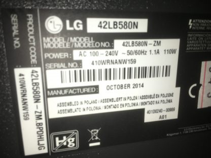 LG 42LB580N-ZM SEHPA AYAĞI - Görsel 5