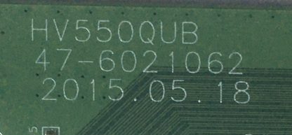 HV550QUB 47-6021062 PHILIPS 55PUS6401/12 T.CON BOARD - Görsel 2