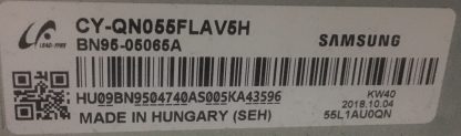SAMSUNG QE55Q6FNATXTK CY-QN055FLAV5H BN95-05065A PLEKSİ