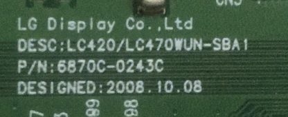 6870C-0243C LG 42LG5000 T-CON BOARD - Görsel 2