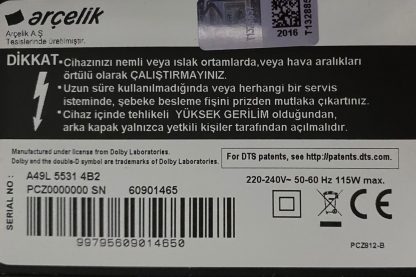 ARÇELİK A49L55314B2 SEHPA AYAĞI - Görsel 2