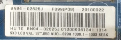 BN94-02625J BN41-01443A SAMSUNG LE37C650L 1W  MAİN BOARD. - Görsel 2