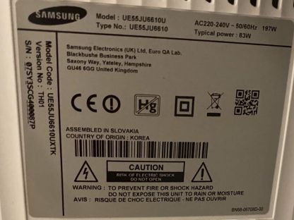 SAMSUNG UE40JU6610U SEHPA AYAĞI - Görsel 5