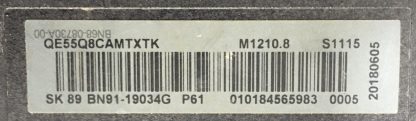 BN91-19034G BN68-07104D SAMSUNG QE55Q8CAMTXTK ONE CONNECT BOX - Görsel 2