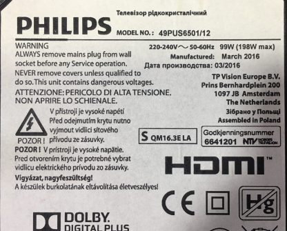 PHILIPS 49PUS6501/12 SEHPA AYAĞI - Görsel 2