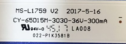 MS-L1759 V2 CY-65D15M-3030-36V-300mA AXEN AX65LEDA88-G/0227 LED BAR - Görsel 4