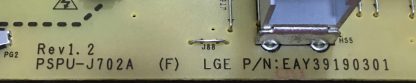 EAY39190301 PSPU-J702A LG 50PG3000 POWER BOARD - Görsel 2
