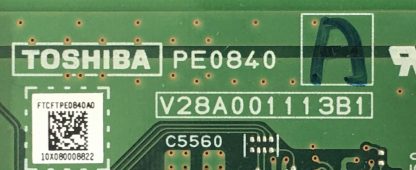 PE0840 V28A001113B1 TOSHIBA 37XV733 MAİN BOARD - Görsel 2