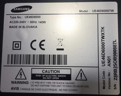 BN96-16796A BN96-16796B SAMSUNG UE40D5000 HOPARLÖR - Görsel 5