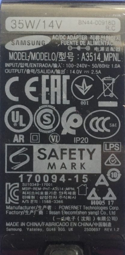 BN44-00918D SAMSUNG LC27F396F ADAPTÖR - Görsel 3