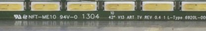 6922L-0072A 6920L-0001C 42 V13 ART TV REV 0.4 1 L-Type PHILIPS 42PFL6188K/12 LED - Görsel 3