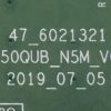 47_6021321 HV550QUB_N5M_V02 SONY KE-65XH8077 T.CON BOARD - Görsel 2