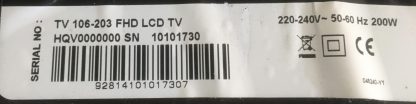 YTD190R-5 ZK5 LZZ BEKO 42F MAİN BOARD - Görsel 2