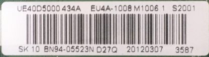 BN94-05523N BN41-01747A SAMSUNG UE40D5000 MAİN BOARD - Görsel 2