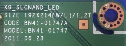 BN94-05523N BN41-01747A SAMSUNG UE40D5000 MAİN BOARD - Görsel 3