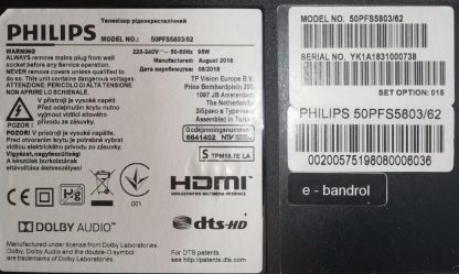 715G8962-P02-000-003S PHILIPS 50PFS5803 POWER BOARD - Görsel 3