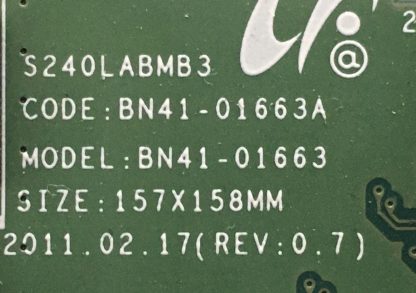 S240LABMB3V0.7 BN95-00500A BN41-01663A SAMSUNG UE46D8000 T.CON BOARD - Görsel 4