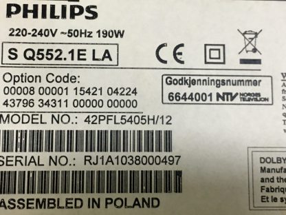 3104 313 64026 3104 313 64027 3104 328 64343 PHILIPS 42PFL5405/12 MAİN BOARD - Görsel 6