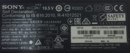 19.5V 5.2A SONY KDL-43W805C ADAPTÖR