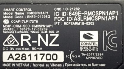 BN59-01298D BN59-01298E BN59-01259B BN59-01298G BN59-01298L BN59-01260A SAMSUNG UE50NU7400 KUMANDA - Görsel 3
