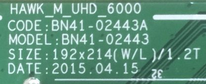 BN94-10704H BN94-08640X SAMSUNG UE48JU6070UXTK MAİN BOARD - Görsel 3