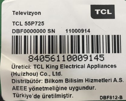 40-R51MW2-MPD2HG 11602-500065 TCL 55P725 MAİN BOARD - Görsel 6