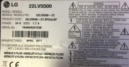 LG 22LV5500-ZC MAZ629054 MONİTÖR AYAĞI - Görsel 5