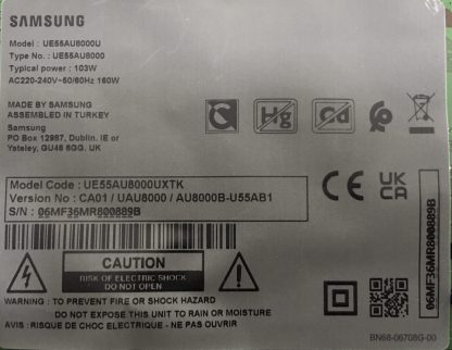 BN96-52802A SAMSUNG UE55AU8000UXTK LVDS KABLO - Görsel 2