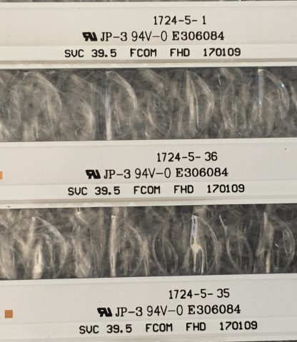 JP-3 94V-0 E306084 SVC 39.5 FCOM FHD 170109 SAMSUNG UE40J5270DU LED BAR - Görsel 4