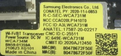 BN59-01359A SAMSUNG UE55AU8000UXTK WİFİ MODÜL - Görsel 4