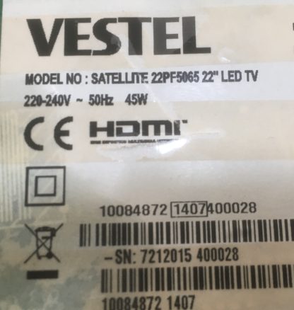 17MB82S 04062013R2 23148921 27211562 VESTEL SATELLİTE 22PF5065 MAİN BOARD - Görsel 5