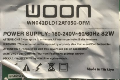 12AT050 V0.3 WOON WN042DLD12AT050-OFM MAİN BOARD - Görsel 3