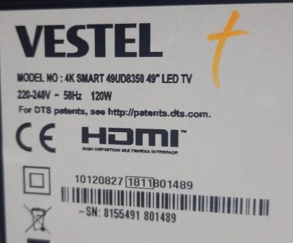 VESTEL 40FD7300 48FD7300 49UB8300 SEHPA AYAĞI - Görsel 6