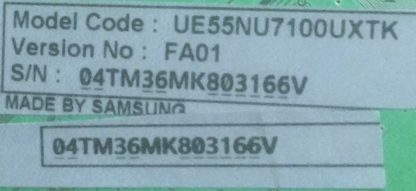 BN94-13183C BN41-02635A SAMSUNG UE55NU7100UX MAİN BOARD - Görsel 3