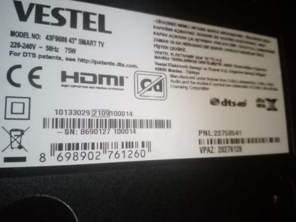 VESTEL 50U9600 SEHPA AYAĞI - Görsel 5