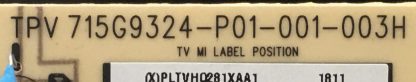 715G9324-P01-001-003H PHILIPS 43PUS6503/12 POWER BOARD - Görsel 2