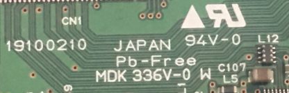 MDK 336V-0 W 19100210 T.CON BOARD - Görsel 2