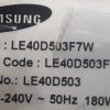 BN44-00469B IV40F1_BHS SAMSUNG LE40D503F POWER BOARD - Görsel 4