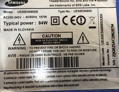 SLED 2012SVS55 7032NNB RIGHT76 PV 3D 111219 SAMSUNG UE55ES6800SXXH LED - Görsel 4