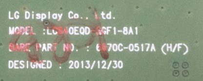 6870C-0517A LG 84UB980V T.CON BORD - Görsel 2