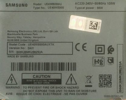 BN94-12392D BN41-02582B SAMSUNG UE40M5000AU MAİN BOARD - Görsel 4
