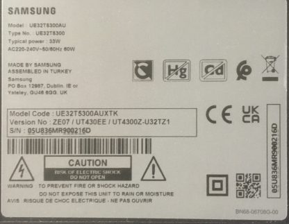 SAMSUNG UE32N5000AU SEHPA AYAĞI - Görsel 4