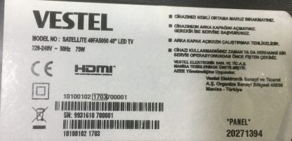 VESTEL 40FA7100 SEHPA AYAĞI - Görsel 3